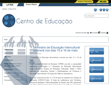Tablet Screenshot of ceduc.ufrr.br