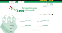 Desktop Screenshot of cbio.ufrr.br