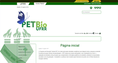 Desktop Screenshot of petbio.ufrr.br