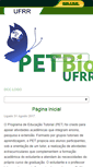 Mobile Screenshot of petbio.ufrr.br