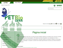 Tablet Screenshot of petbio.ufrr.br