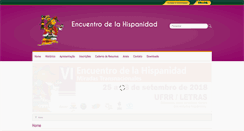 Desktop Screenshot of hispanidad.ufrr.br