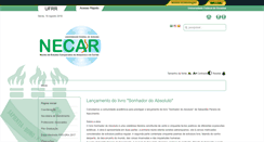 Desktop Screenshot of necar.ufrr.br