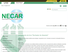 Tablet Screenshot of necar.ufrr.br