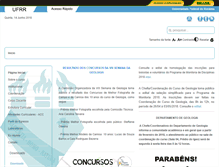 Tablet Screenshot of geologia.ufrr.br